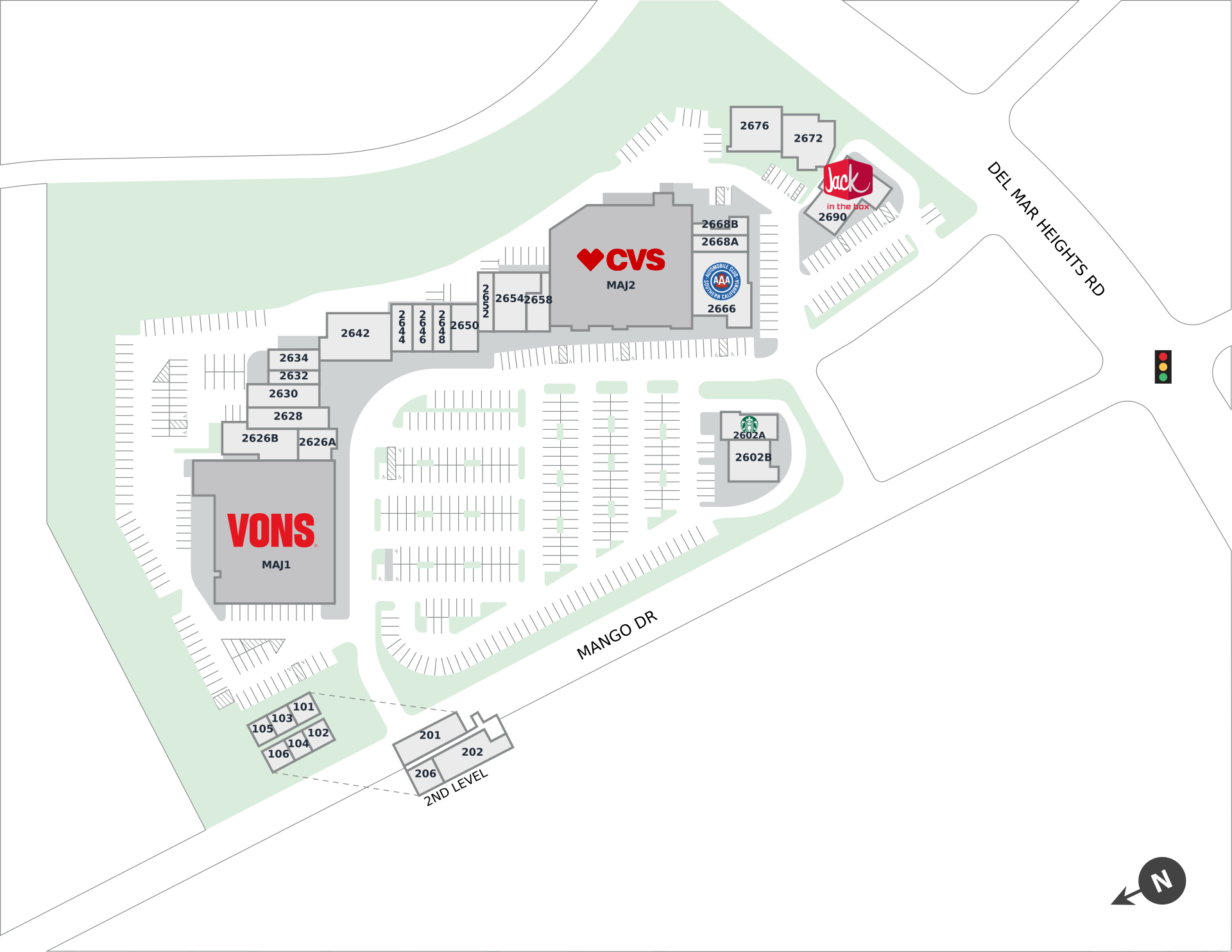 Beachside Del Mar Site Plan