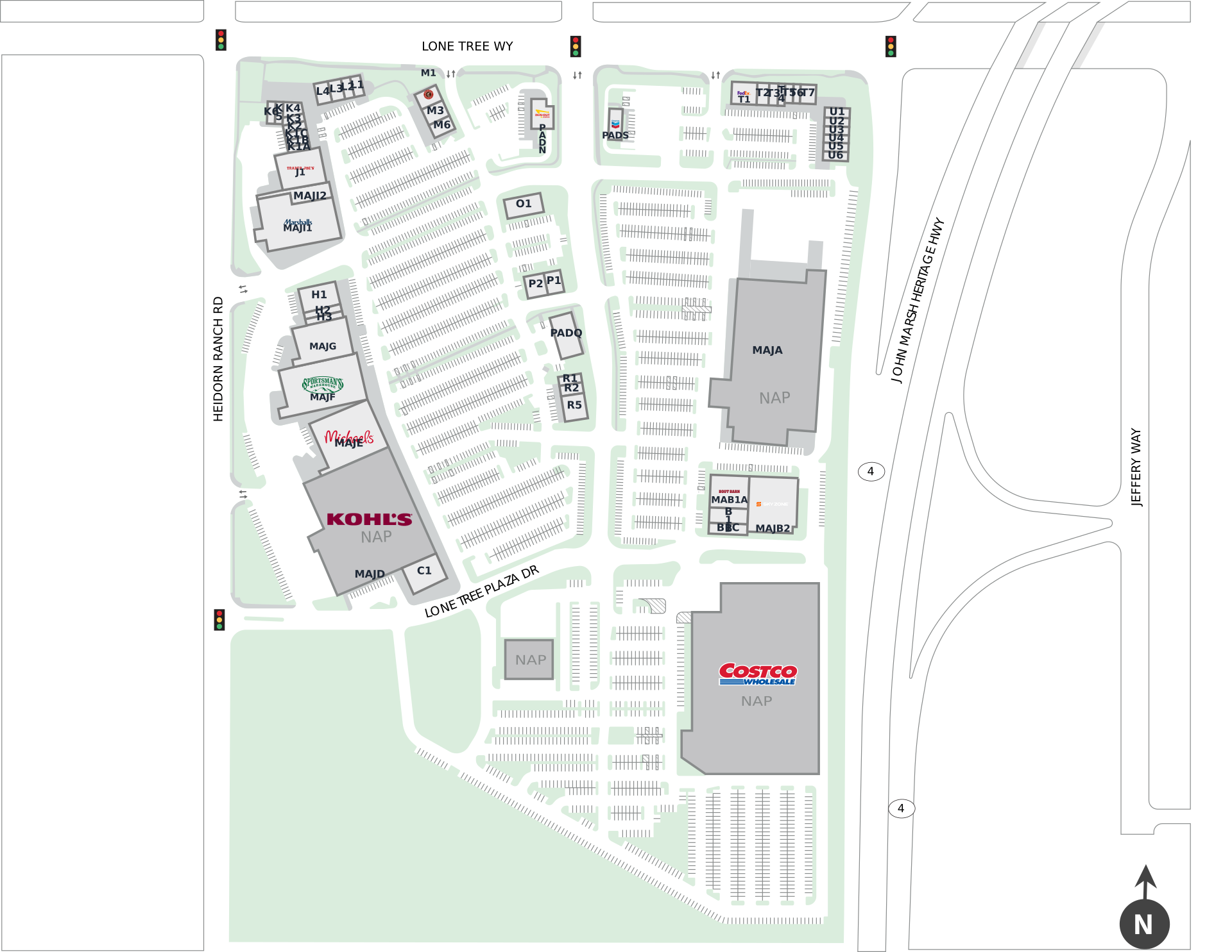 Lone Tree Plaza Site Plan