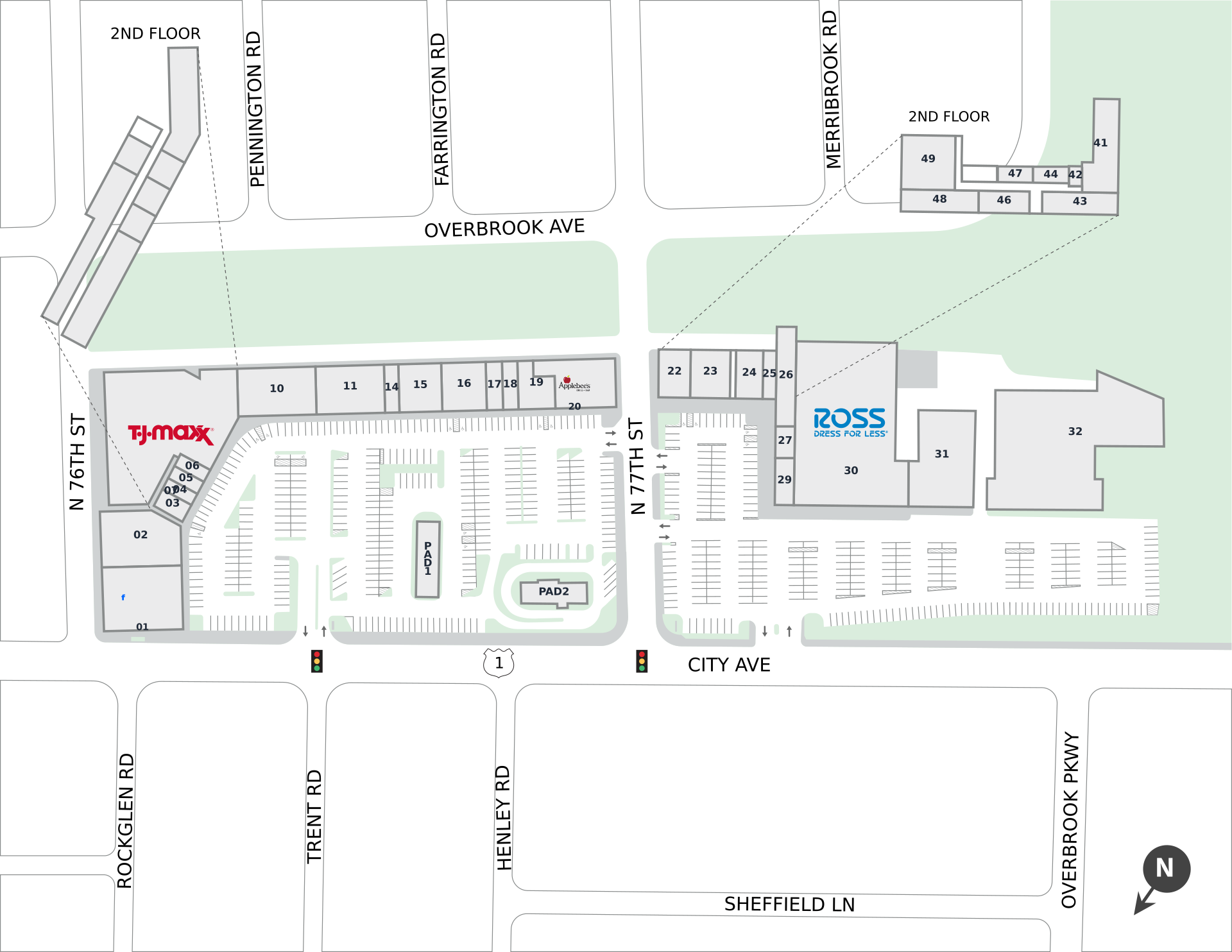 City Avenue Shopping Center Site Plan