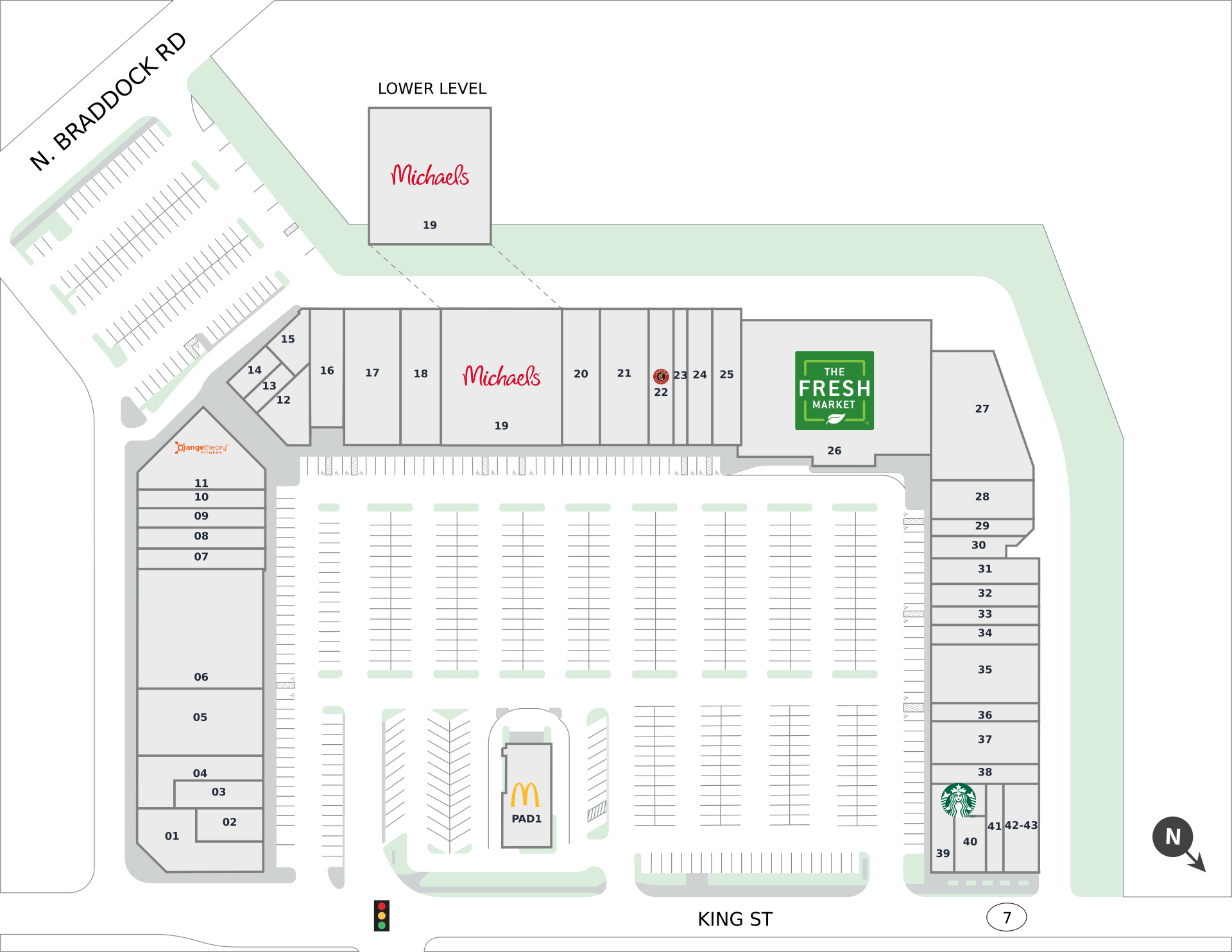Bradlee Shopping Center Site Plan