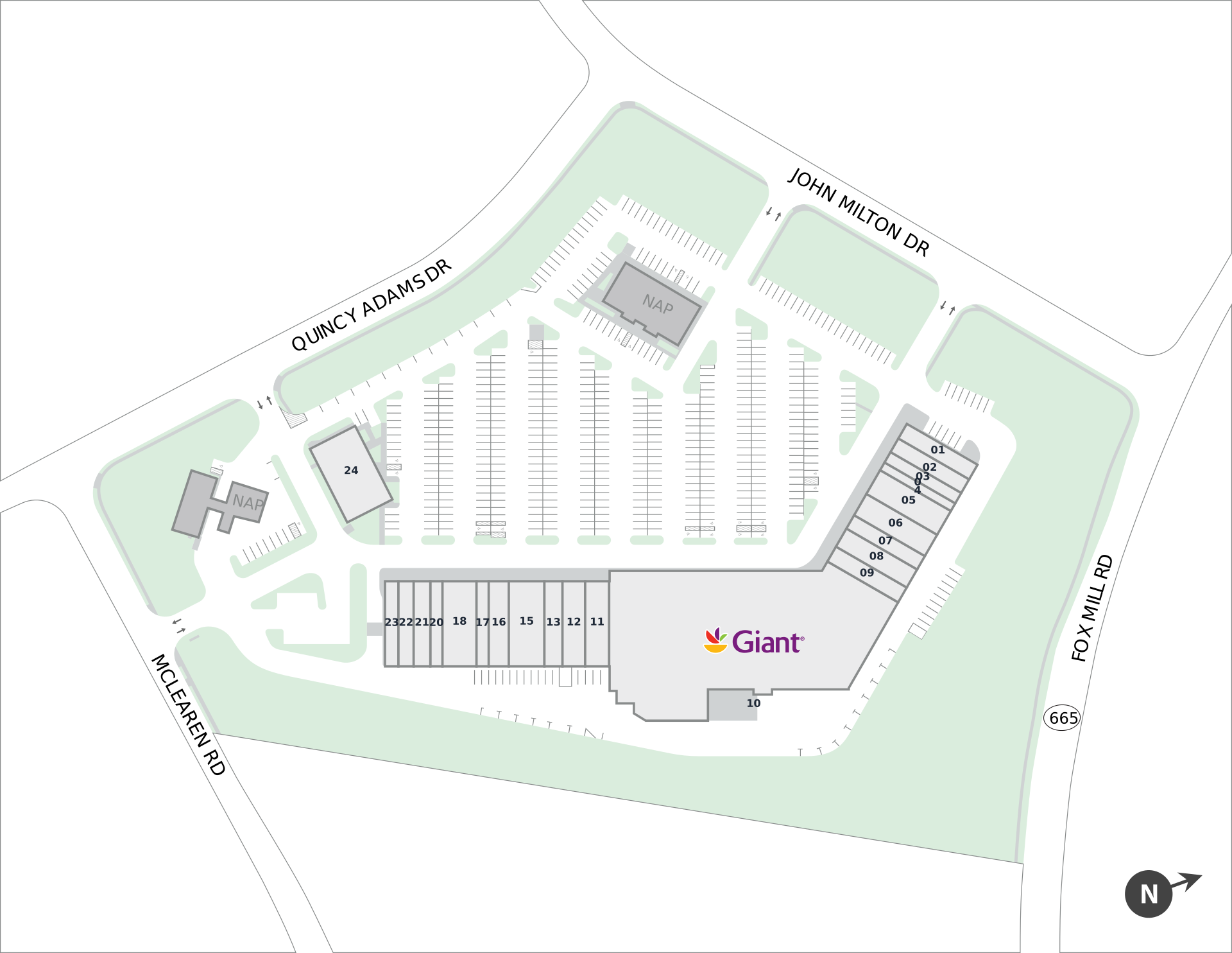 Fox Mill Shopping Center Site Plan